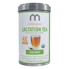 MILKMAKERS: Organic Lactation Tea Coconut 14 Tea Bags, 1.23 oz