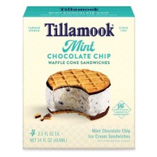 TILLAMOOK: Mint Chocolate Sandwich Ice Cream, 14 oz
