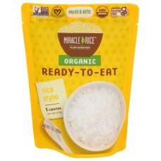 MIRACLE NOODLE: Ready To Eat Rice Organic, 7 oz
