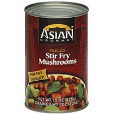 ASIAN GOURMET: Mushrooms Peeled Stir Fry, 15 oz