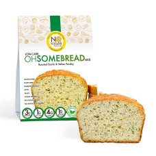 NO SUGAR ALOUD: Low Carb Ohsome Bread Mix Roasted Garlic, 9 oz