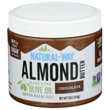 NATURAL WAY: Chocolate Almond Butter Olive Oil, 16 oz
