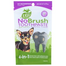 EVERYDAY NATURALS: Dog Dental Chew No Brush Toothpaste Mini, 3 oz