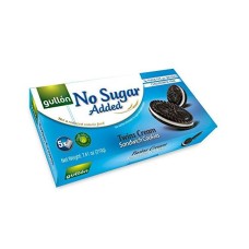 GULLON: Twins Cream Sandwich Cookies No Sugar Added, 7.41 oz