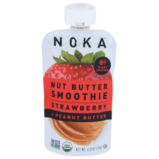 NOKA: Strawberry Peanut Butter Nut Butter Smoothie, 4.22 oz