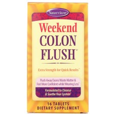 NATURES SECRET: Weekend Colon Flush, 16 cp