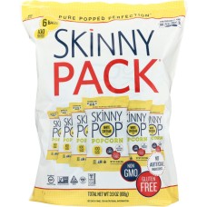 SKINNY POP: White Cheddar Popped Popcorn 6Pk, 3.9 oz