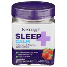 NATROL: Sleep Calm Gummy, 60 pc