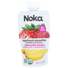 NOKA: Smoothie Strawberry Banana, 4.22 oz