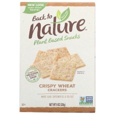 BACK TO NATURE: Crispy Wheat Crackers, 8 oz
