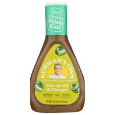 NEWMANS OWN: Classic Oil and Vinegar Dressing, 16 oz