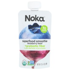 NOKA: Blueberry Beet Superfood Smoothie Prebiotic Fiber, 4.22 oz