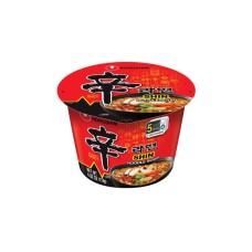 NONG SHIM: Shin Ramyun Noodle Soup Bowl, 4.02 oz