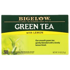 BIGELOW: Green Tea with Lemon 20Bg, 0.91 oz