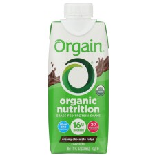 ORGAIN: Organic Nutrition Shake Creamy Chocolate Fudge, 11 fo