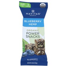 NAVITAS: Organic Power Snacks Blueberry Hemp, 1.05 oz