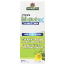 NATURES ANSWER: Mulleinx Multi System Cough Syrup, 4 fo