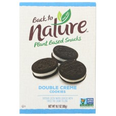 BACK TO NATURE: Double Classic Creme Cookies, 10.7 oz