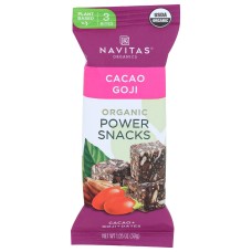 NAVITAS: Organic Power Snacks Cacao Goji, 1.05 oz