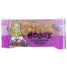 BOBOS OAT BARS: Cinnamon Raisin Oat Bar, 3 oz
