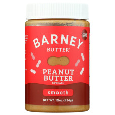 BARNEY BUTTER: Smooth Peanut Butter, 16 oz BARNEY BUTTER: Smooth Peanut Butter, 16 oz