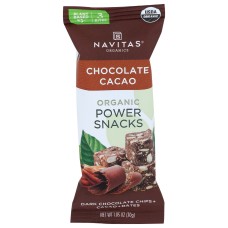 NAVITAS: Organic Power Snacks Chocolate Cacao, 1.05 oz