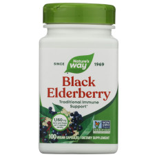 NATURES WAY: Black Elderberry, 100 vc