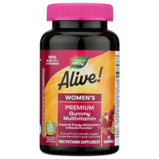 NATURES WAY: Alive Women Premium Gummies Multivitamin, 75 pc