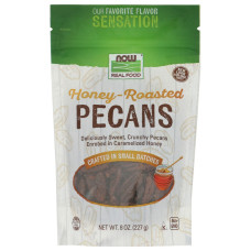 NOW: Honey Roasted Pecans, 8 oz