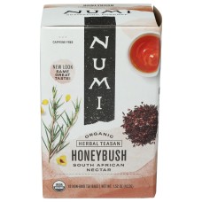NUMI TEAS: Honeybush, 18 bg