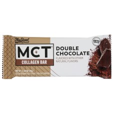 NUSKOOL: Double Chocolate Mct Collagen Bar, 1.38 oz