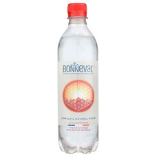 BONNEVAL: Sparkling Mineral Natural Water Bottle, 16.9 fo