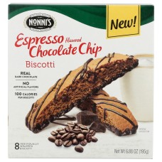 NONNIS: Espresso Chocolate Chip Biscotti, 6.88 oz