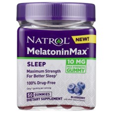 NATROL: MelatoninMax Gummy 10mg, 50 pc