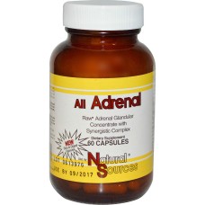 NATURAL SOURCES: All Adrenal, 60 Capsules