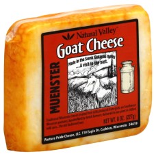 NATURAL VALLEY: Goat Cheese Muenster, 8 oz