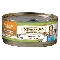 NEWMAN'S OWN: Premium Dog Food Turkey and Chicken Formula, 5.5 oz
