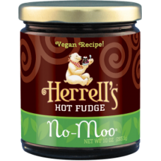 HERRELLS HOT FUDGE SAUCE: Sauce No Moo Hot Fudge, 10 oz