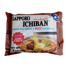 SAPPORO: Noodle Ichiban Beef Flavor, 3.5 oz