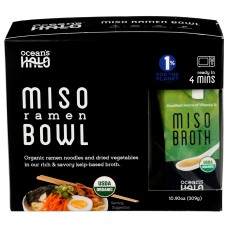 OCEANS HALO: Miso Noodle Bowl, 10.75 oz