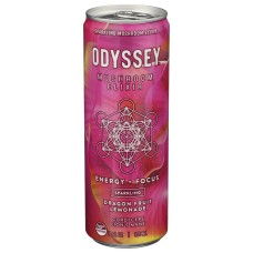 ODYSSEY ELIXIR: Energy Plus Focus Dragon Fruit Lemonade, 12 fo
