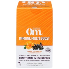 OM MUSHROOMS: Immune Multi Boost Orange and Elderberry, 10 pk