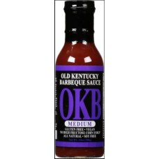 THE OKB: Medium Bbq Sauce, 14 oz