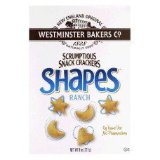 OLDE CAPE COD: Scrumptious Shapes Snack Crackers Ranch, 8 oz