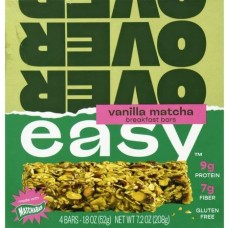 OVER EASY: Vanilla Matcha Breakfast Bars 4 Count, 7.2 oz