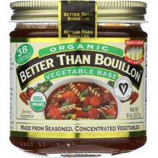 BETTER THAN BOUILLON: Organic Seasoned Vegetable Base, 8 oz