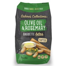SABINES COLLECTIONS: Olive Oil and Rosemary Baguette Bites, 3.5 oz