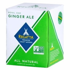 REGATTA: Royal Oak Ginger Ale Soda 4Pack, 33.8 fo