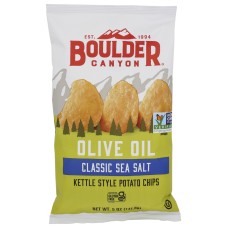 BOULDER CANYON: Olive Oil Classic Sea Salt Potato Chips, 5 oz