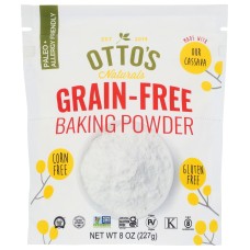 OTTOS NATURALS: Grain Free Baking Powder, 8 oz